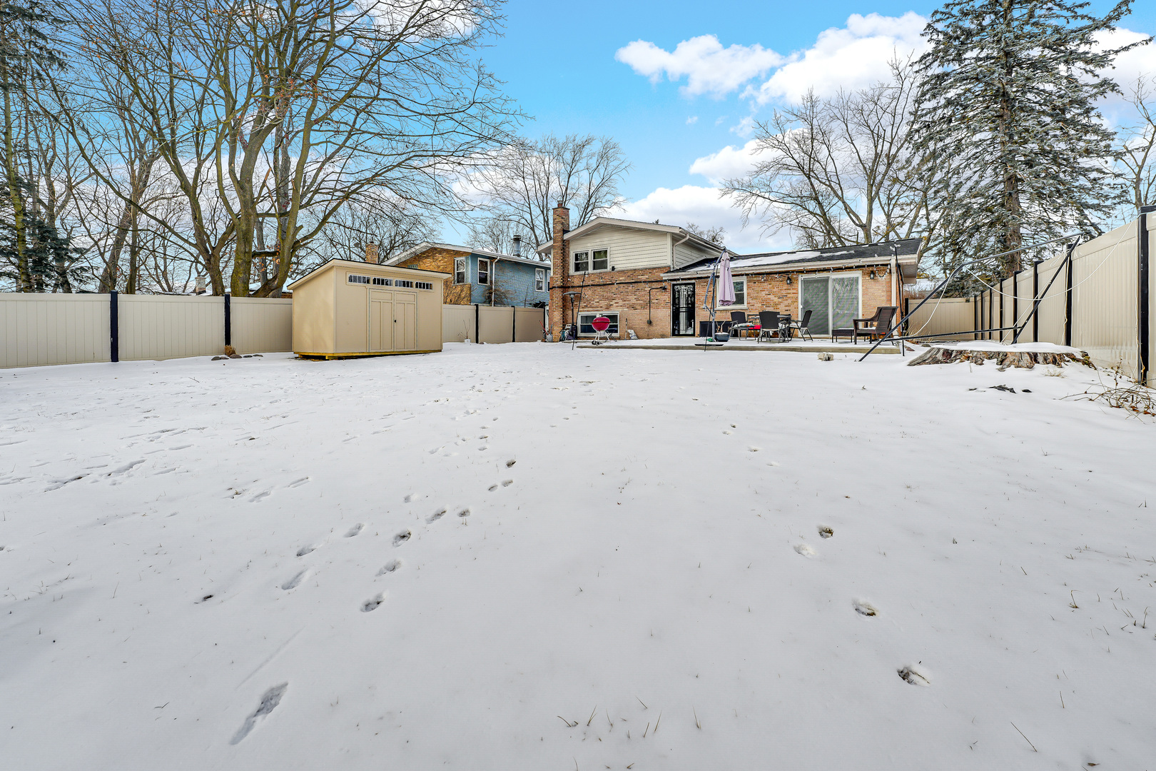 2931 Willow Road Homewood, IL 60430 - Photo 20 of 21 a view of residential houses with yard and covered with snow