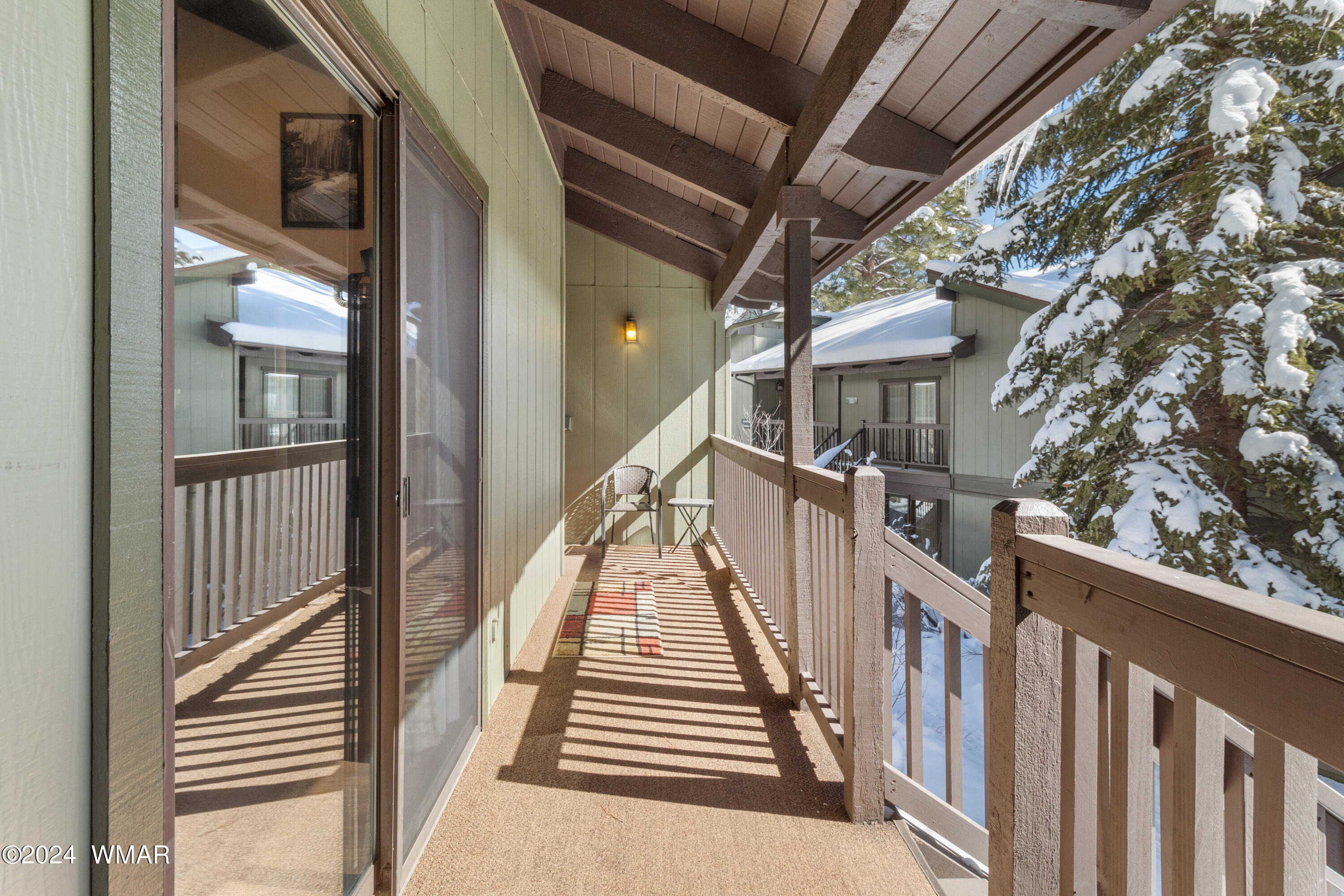 4539 Resort Loop, Unit 9A Pinetop, AZ 85935 - Photo 24 of 25 Covered Deck