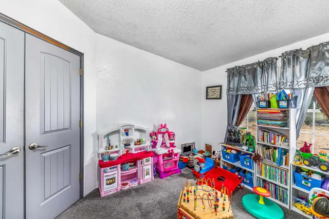 a play room with toys