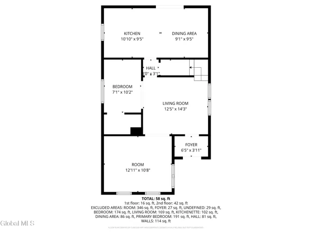 $74,900 | 6 Mason Street, Johnstown, NY 12095