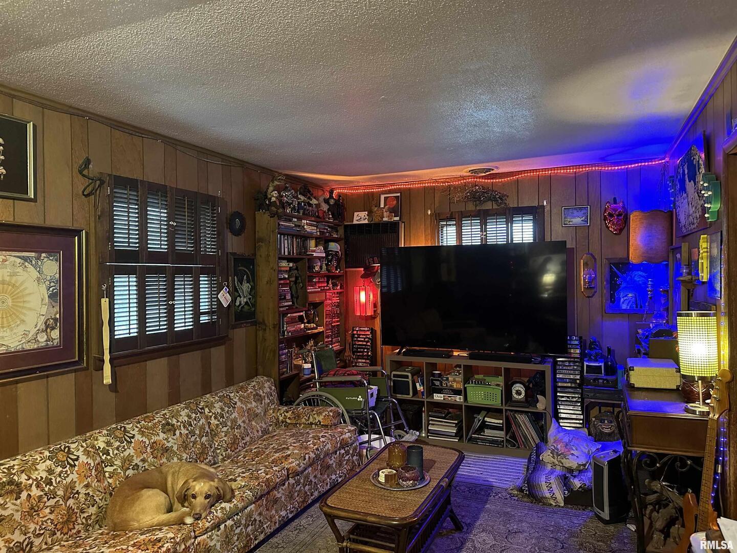 5281-5287 Country Club Road, Unit 2 Murphysboro, IL 62966 - Photo 12 of 27 a living room with lots of furniture and a flat screen tv