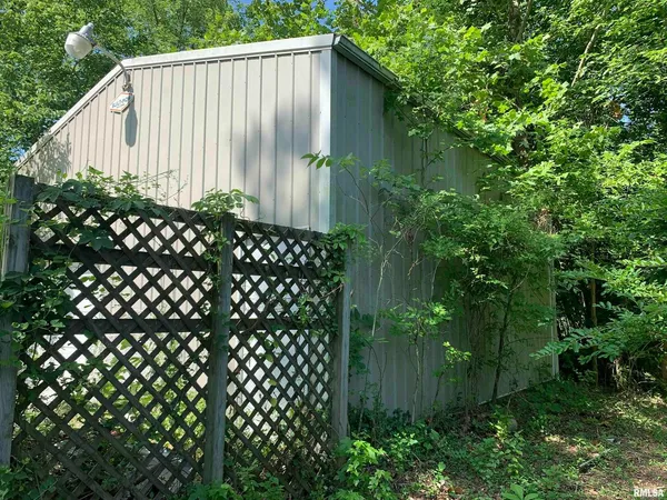 a view of outdoor space with a garden