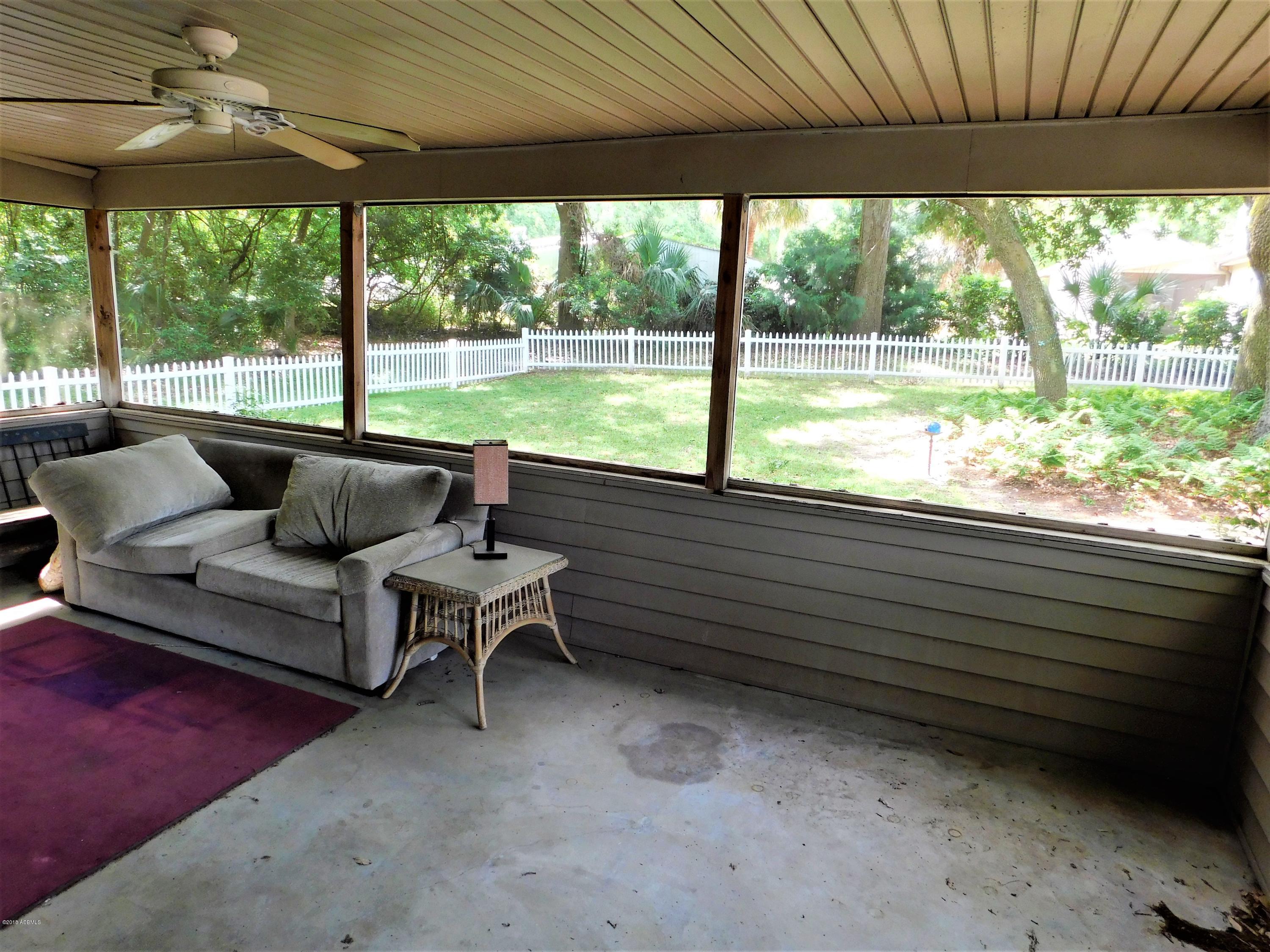 84 Bay Point Road St. Helena Island, SC 29920 - Photo 19 of 45 Screened Porch at Garage