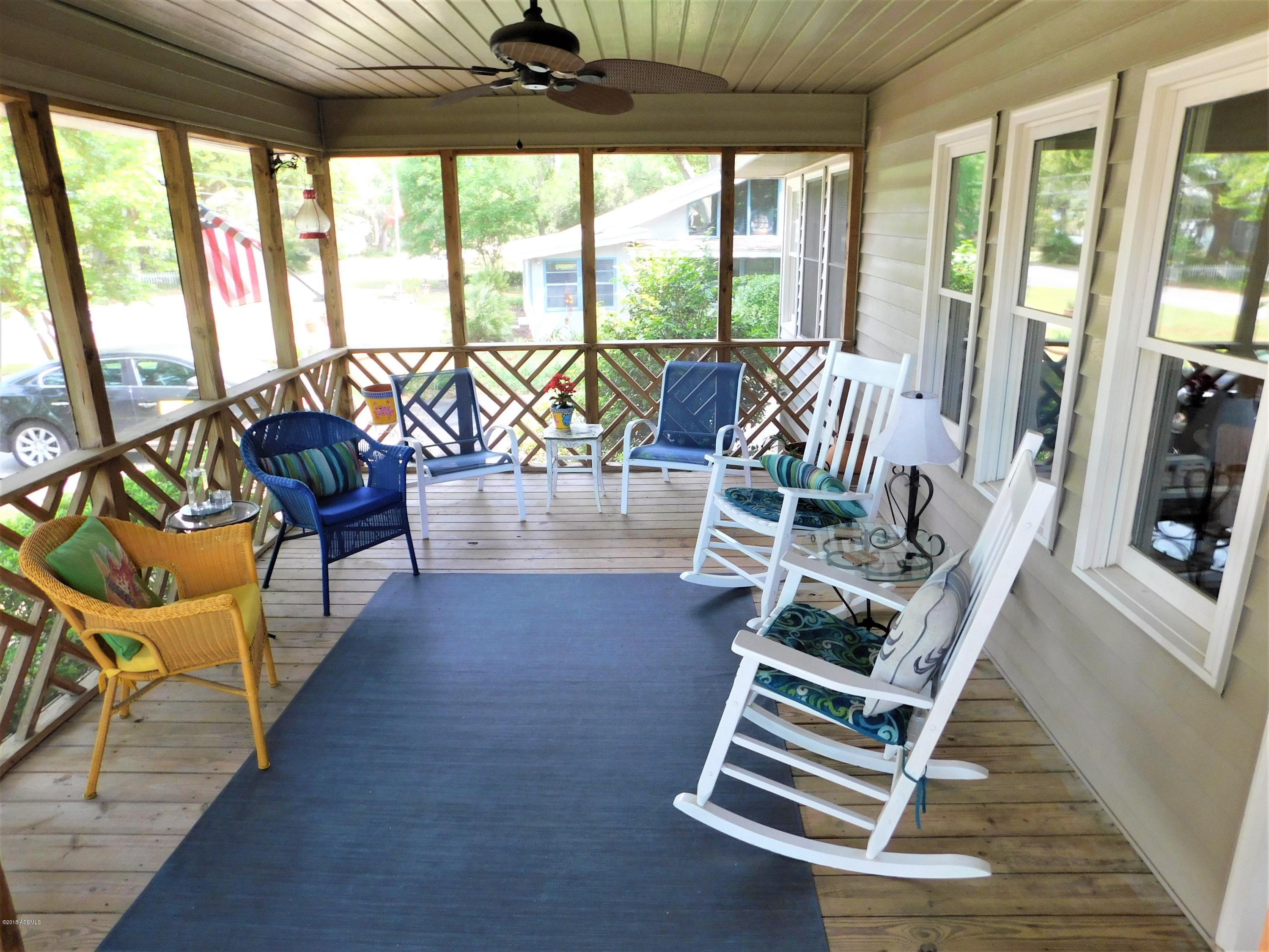 84 Bay Point Road St. Helena Island, SC 29920 - Photo 33 of 45 Front Screened Porch