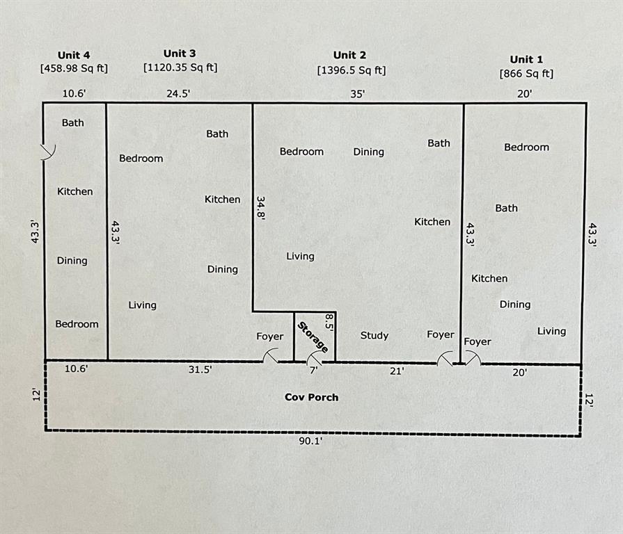 3841 Ledgestone Lane Midlothian, TX 76065 - Photo 20 of 21 Floor plan for each unit