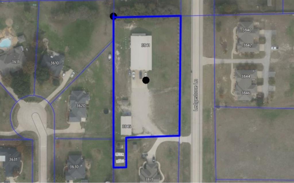 3841 Ledgestone Lane Midlothian, TX 76065 - Photo 19 of 21 Map of property location with property boundaries highlighted