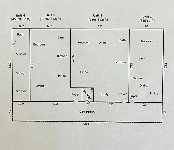 a view of a refrigerator in kitchen