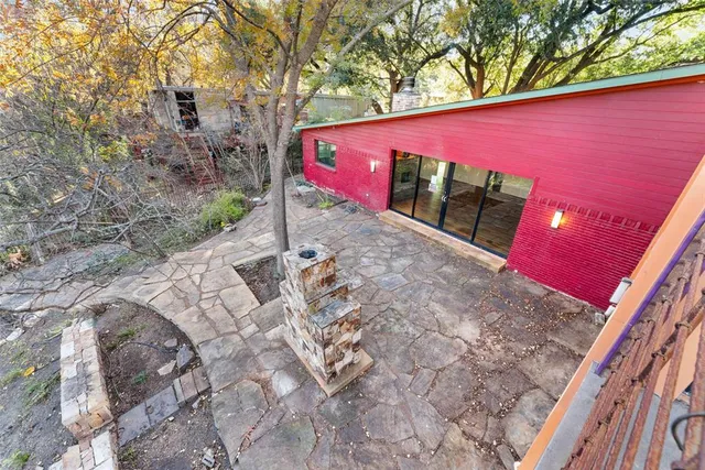 a view of swimming pool with outdoor space