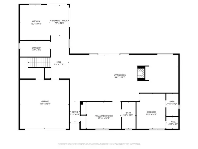 a picture of a white wall and a painting