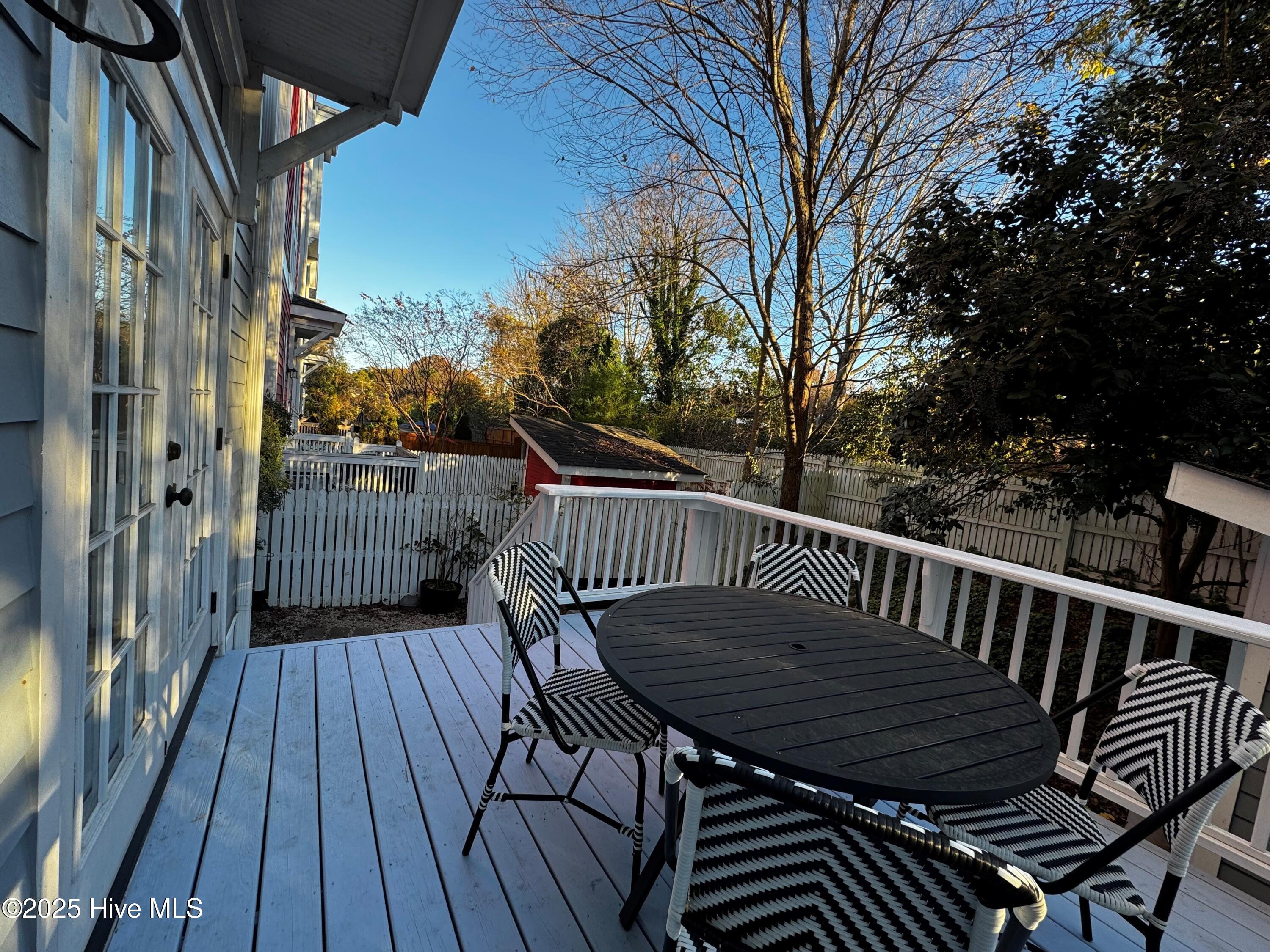 629 Effie Way Raleigh, NC 27603 - Photo 24 of 33 24 Back Deck Table