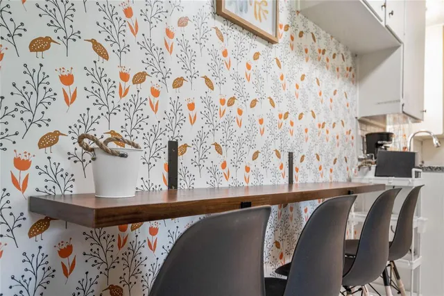 a view of a couch in a livingroom