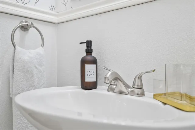 a bathroom with a sink