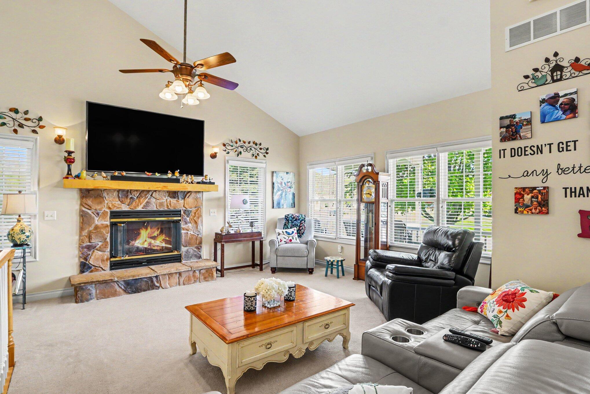 7928 Spring Haven Kalamazoo, MI 49009 - Photo 9 of 36 STONE, GAS FIREPLACE