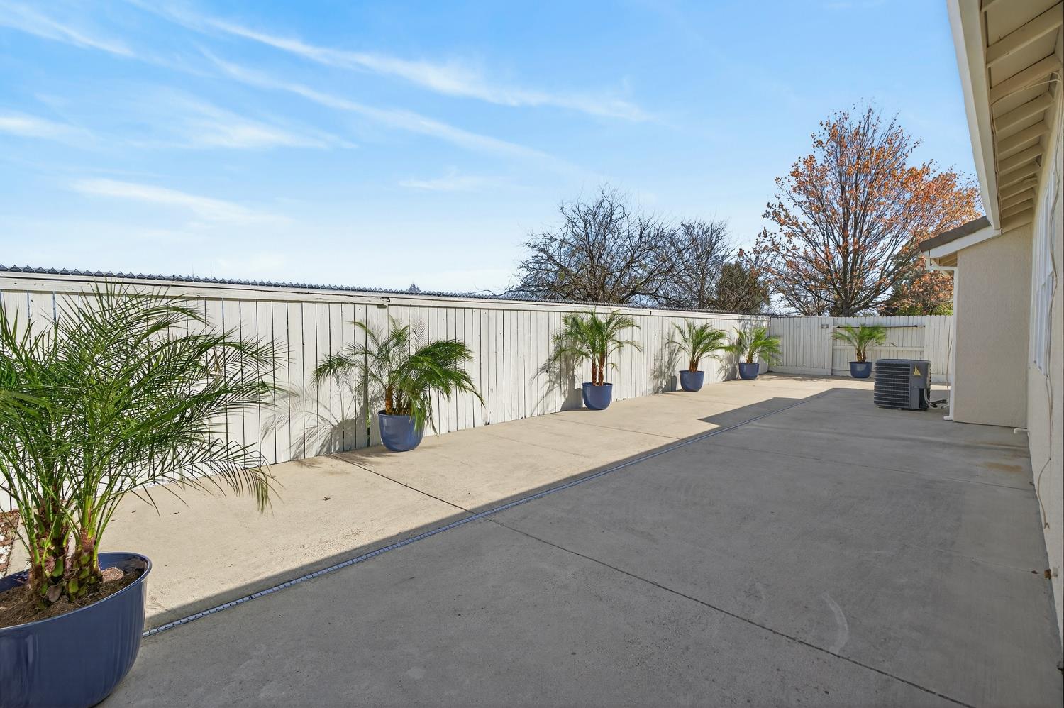 6217 Jefjen Way Elk Grove, CA 95757 - Photo 47 of 58 a view of balcony with a potted plant and palm trees