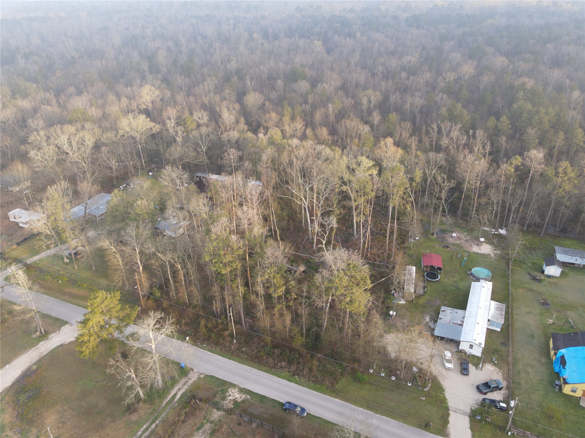 26889 Short Street Splendora, TX 77372 - Photo 3 of 6 a view of yard from a balcony