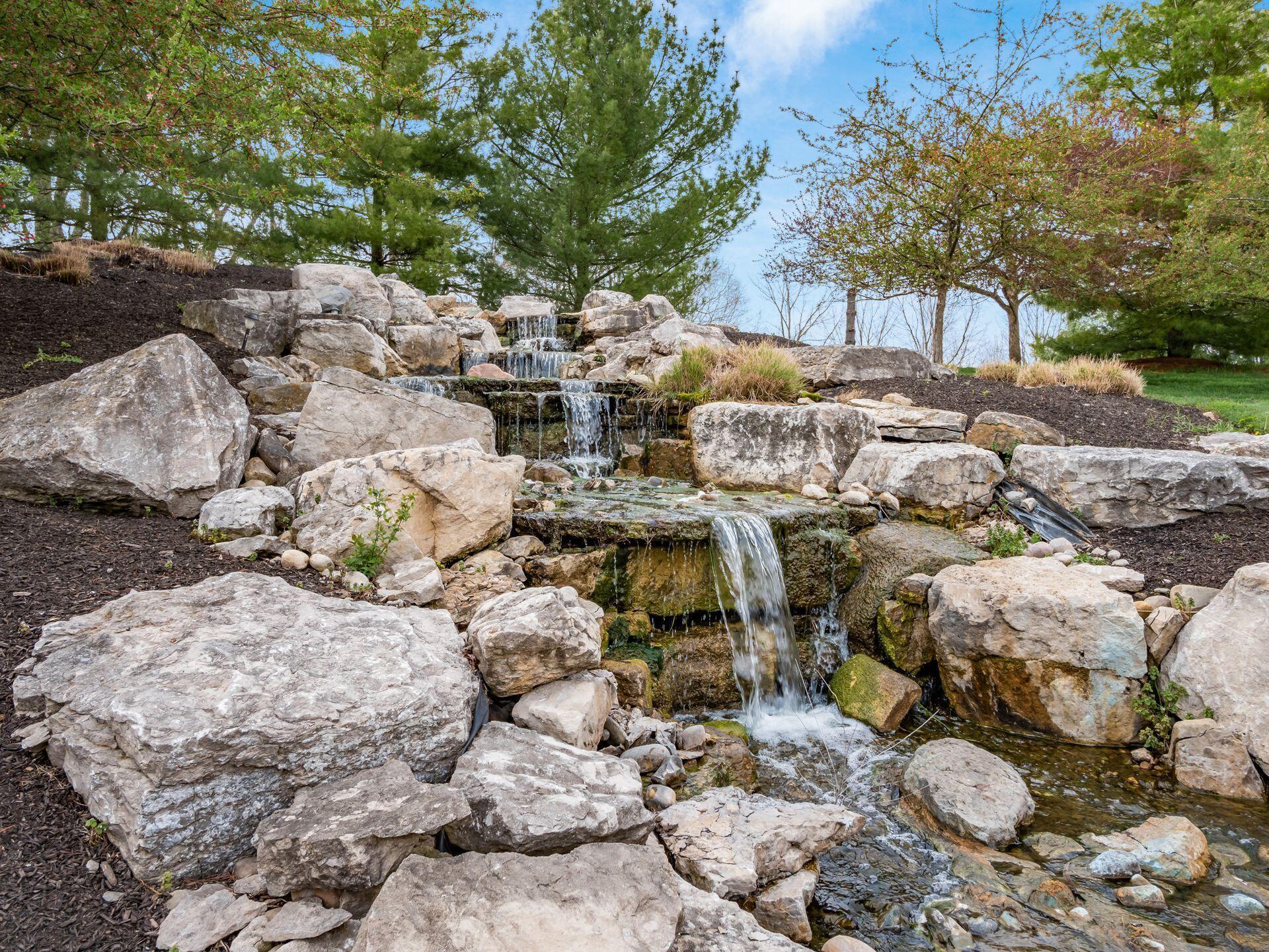 7201 Calhoun Road Ostrander, OH 43061 - Photo 61 of 65 Waterfall