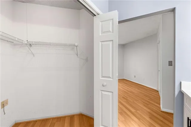 a view of walk in closet