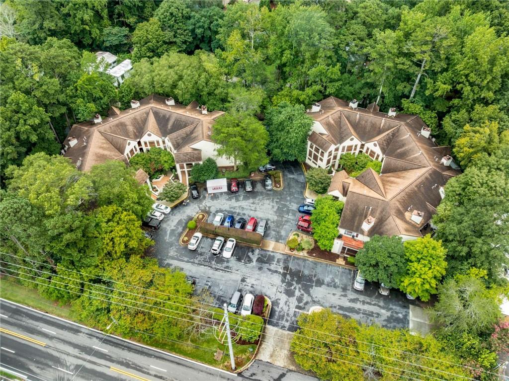 490 Sherman Way Decatur, GA 30033 - Photo 43 of 44 an aerial view of a house with a garden