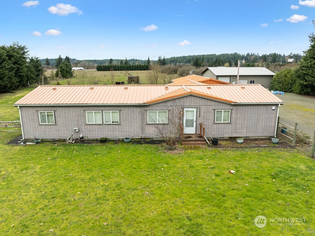 17043 Leitner Road Southwest Rochester, WA 98579 - Photo 5 of 18 a aerial view of a house with a yard