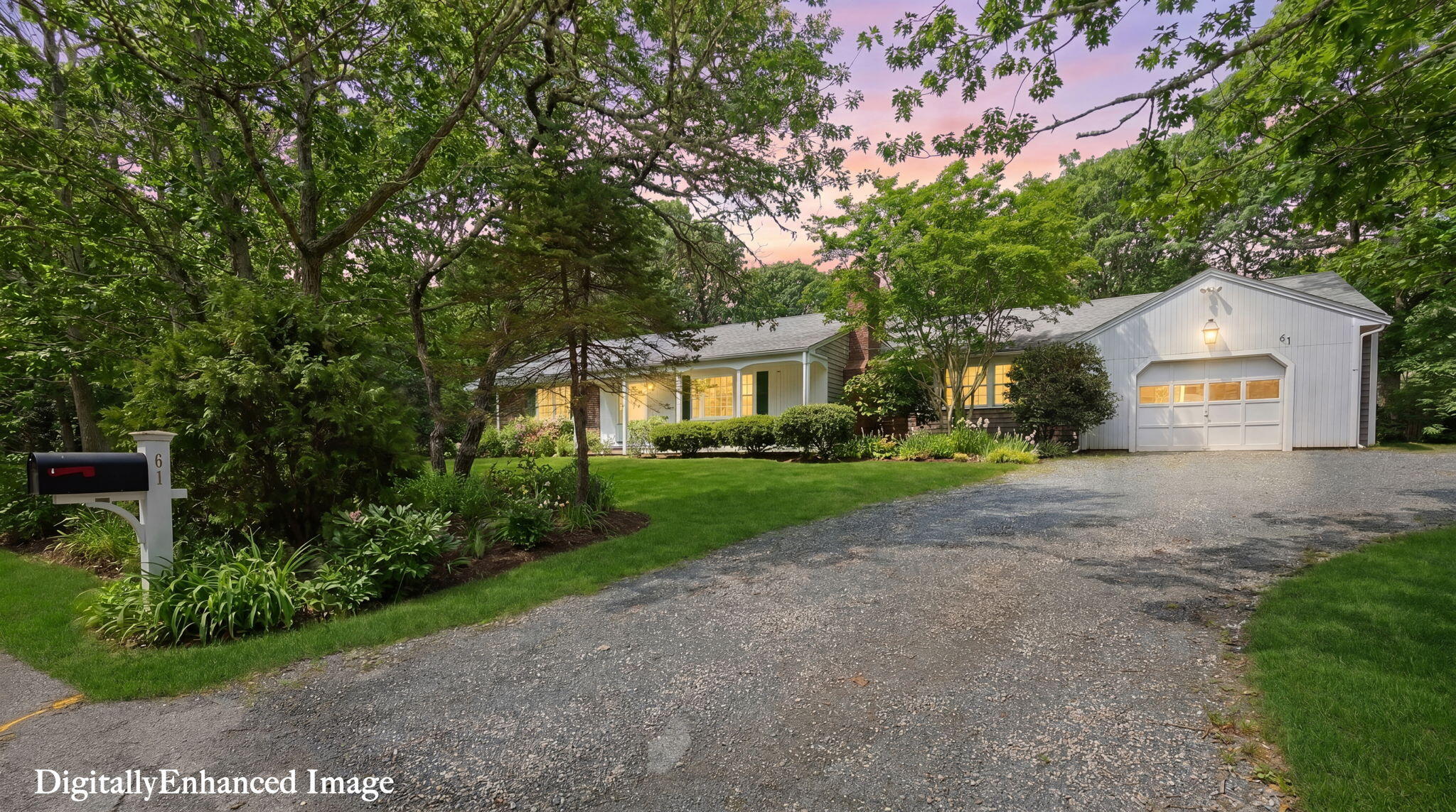 61 Oak Hill Road Chatham, MA 02633 - Photo 35 of 44 Enhanced twilight