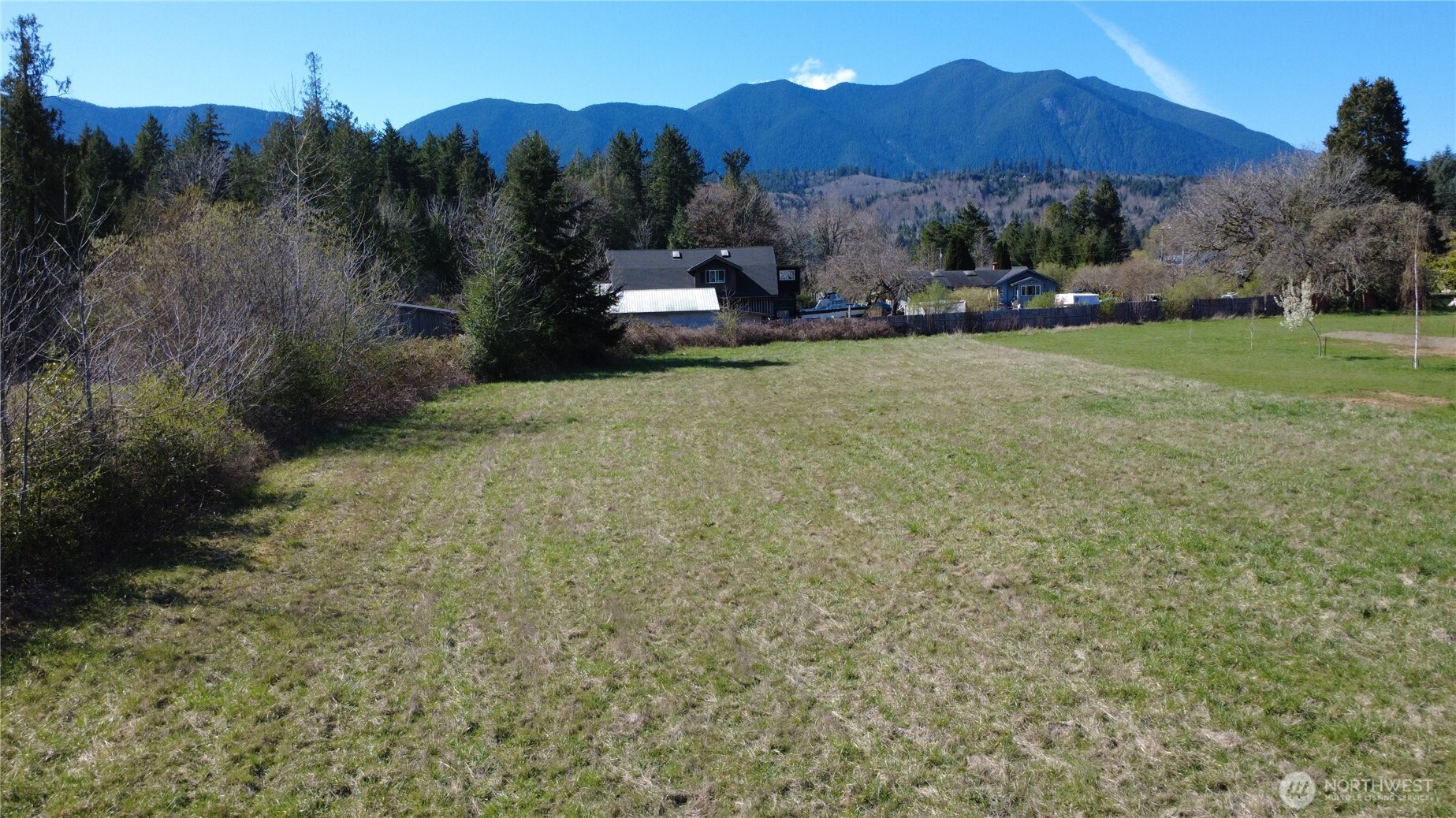 29438 Highway 101 Quilcene, WA 98376 - Photo 2 of 8 a view of a backyard with large trees