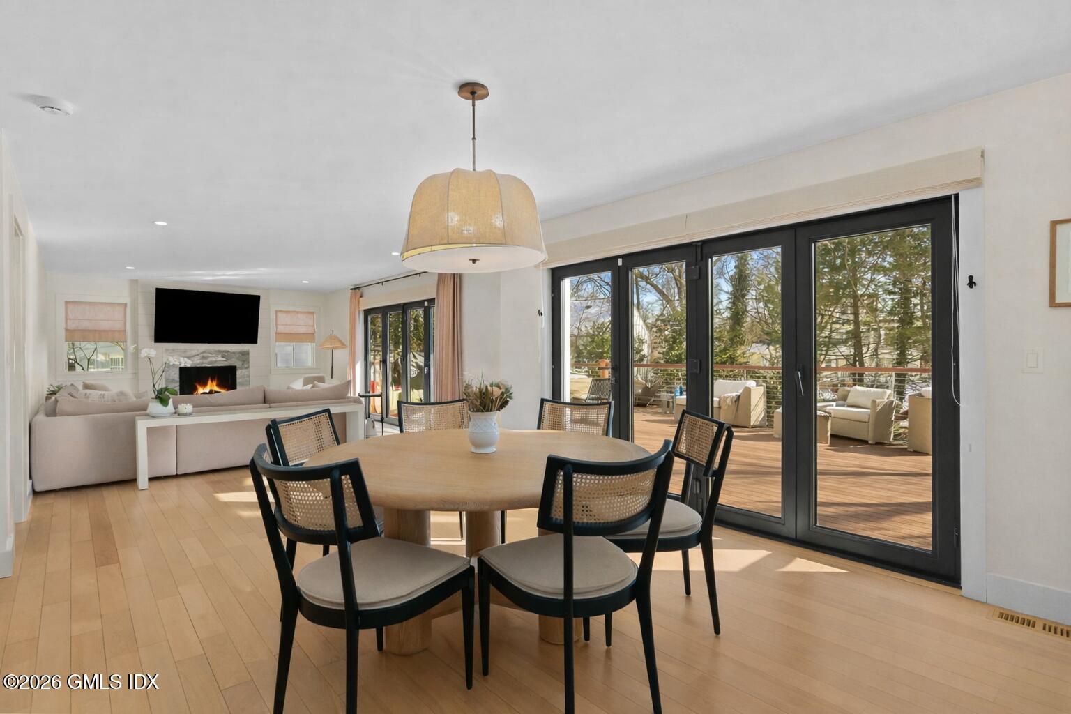 10 Lockwood Road Riverside, CT 06878 - Photo 12 of 38 a view of a dining room with furniture window and outside view