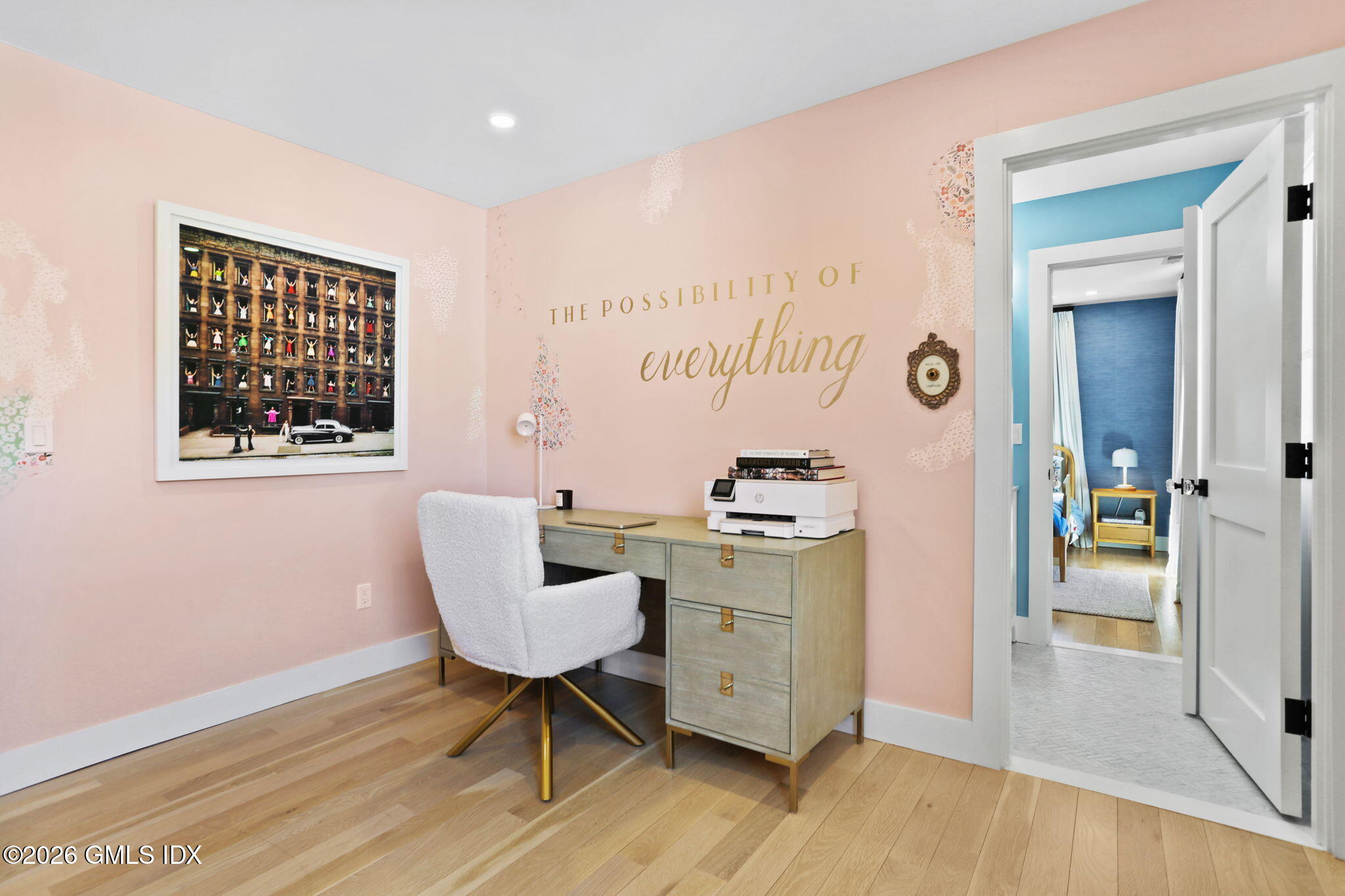 10 Lockwood Road Riverside, CT 06878 - Photo 25 of 38 a view of a workspace with furniture and wooden floor