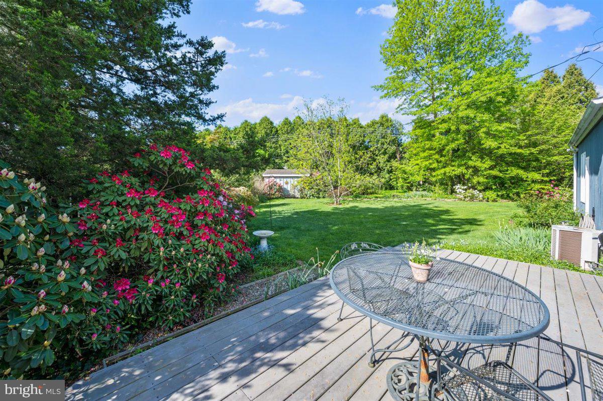 13 Easthill Drive Doylestown, PA 18901 - Photo 47 of 49 REAR YARD VIEW FROM KITCHEN DECK