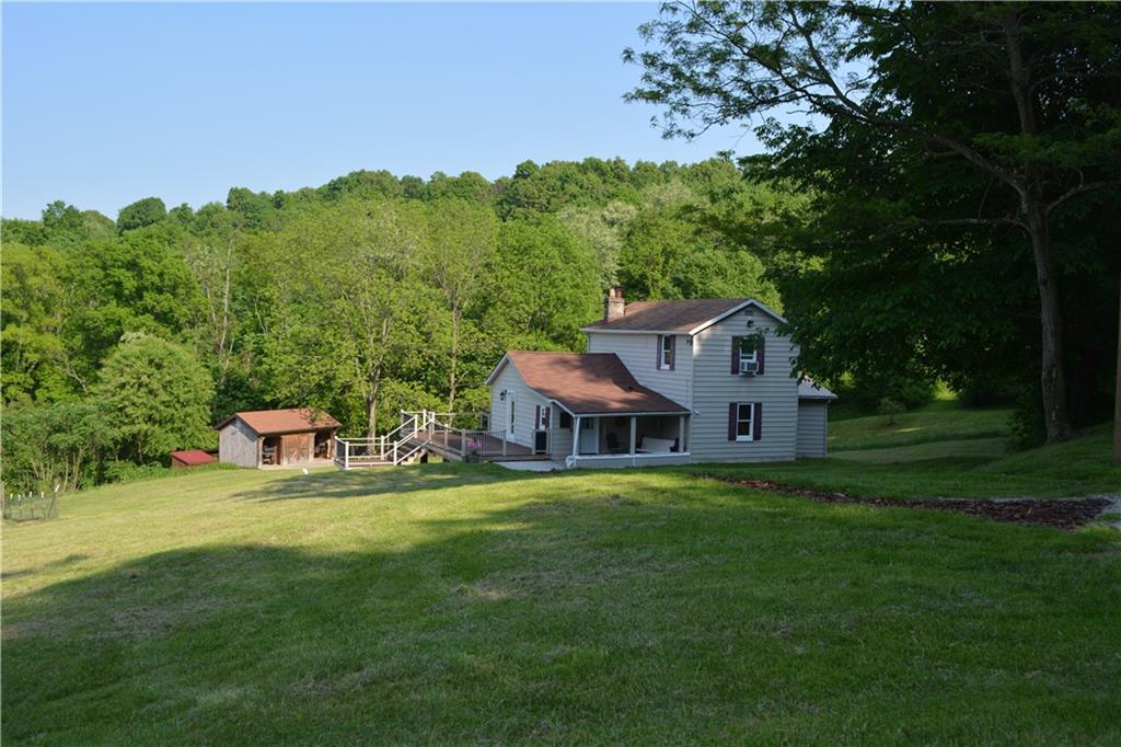 Lovely farmhouse on 10.5 acres. 