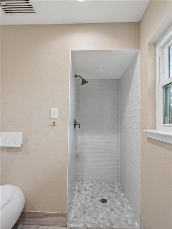 3863 Clayton Road East Fort Worth, TX 76116 - Photo 24 of 39 a bathroom with a granite countertop shower
