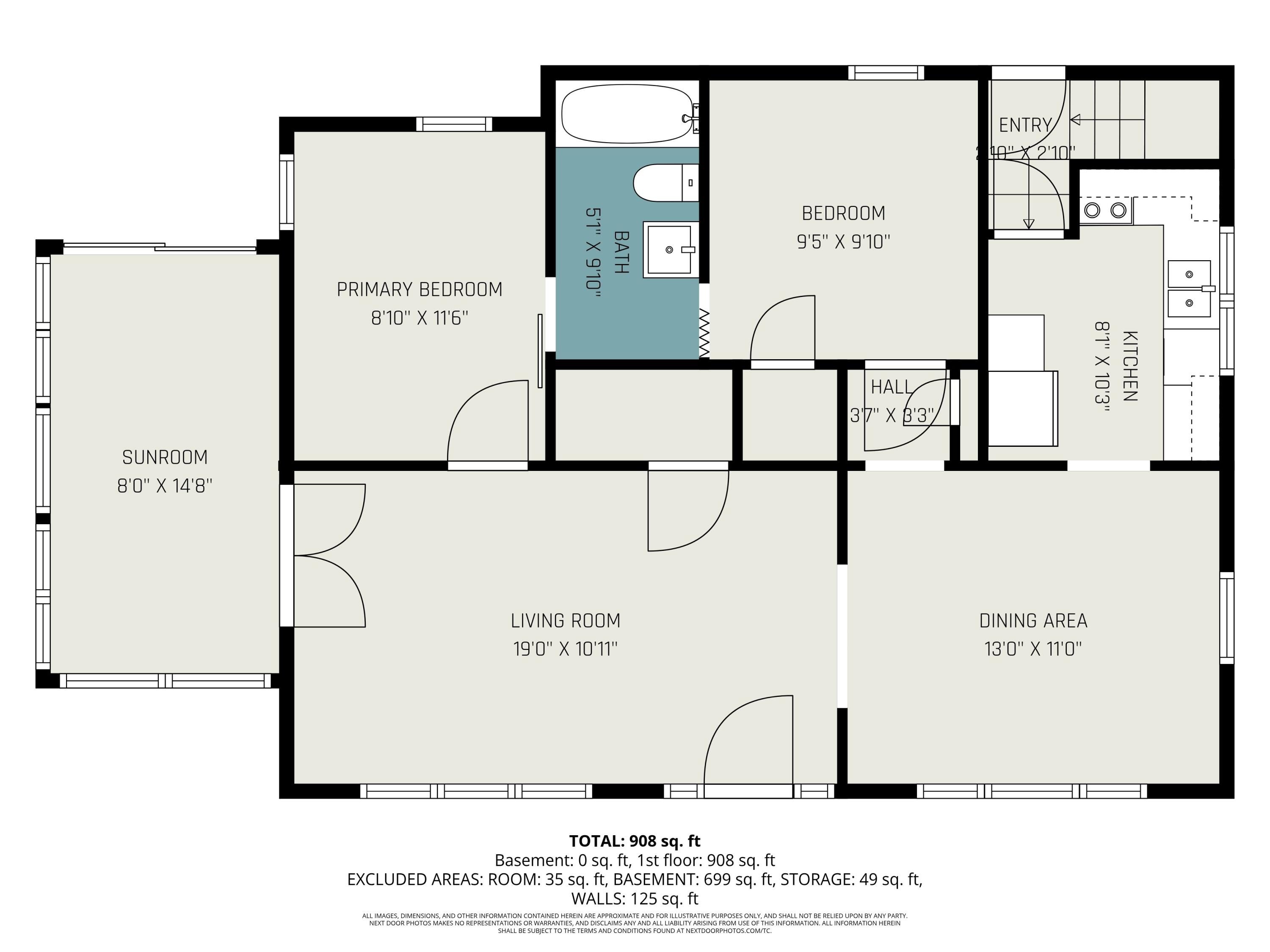 116 North Douglas Avenue Three Rivers, MI 49093 - Photo 21 of 22 main_floor_with_s.q_f.t_113