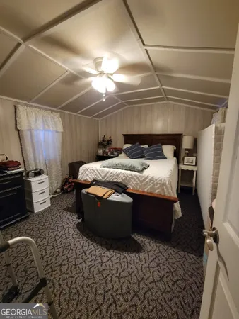 a room with furniture