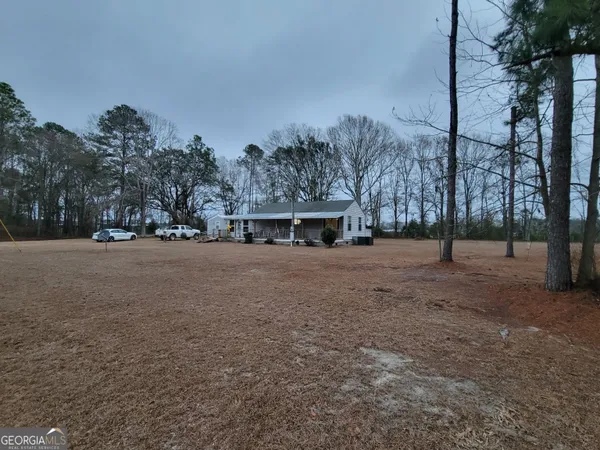 a view of road with trees