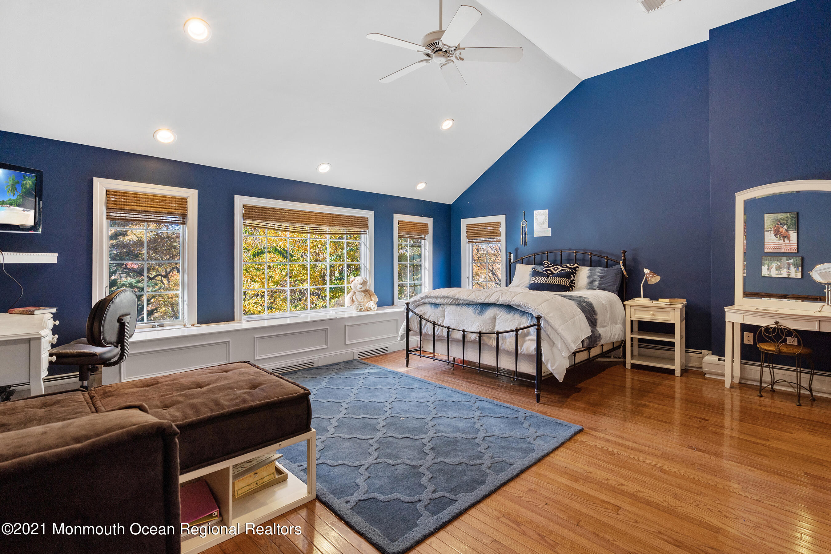 181 Mc Clees Road Red Bank, NJ 07701 - Photo 22 of 26 a bedroom with a bed and wooden floor