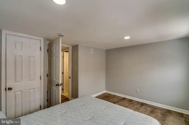 a view of hallway with natural light
