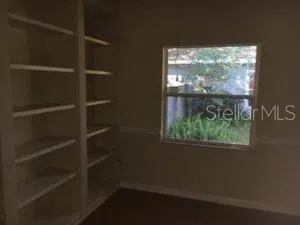 a small space with a window