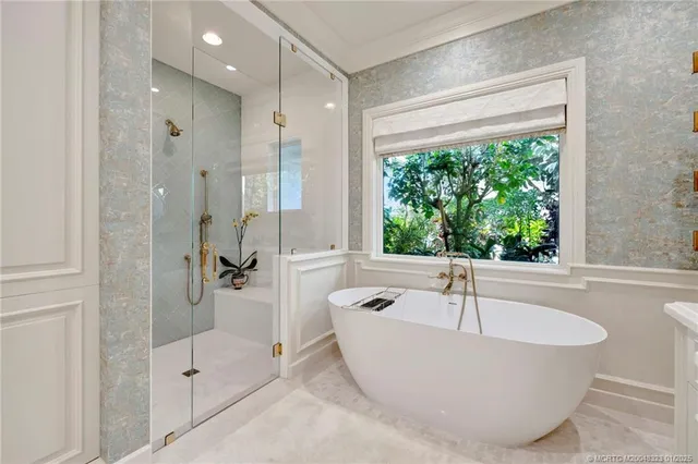 a view of a garden with plants