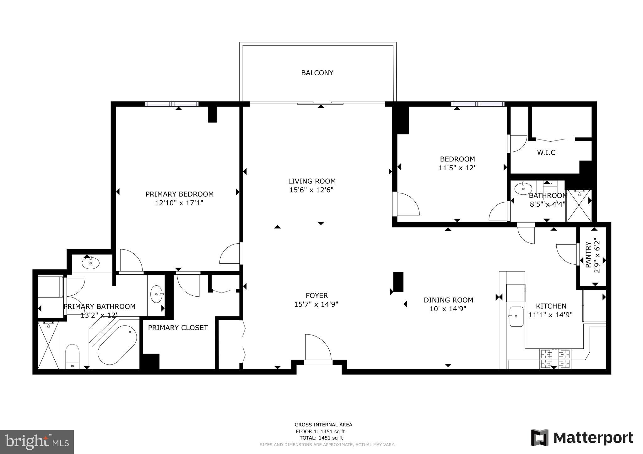 1515 South Arlington Ridge Road, Unit 603 Arlington, VA 22202 - Photo 22 of 22 a picture of floor plan