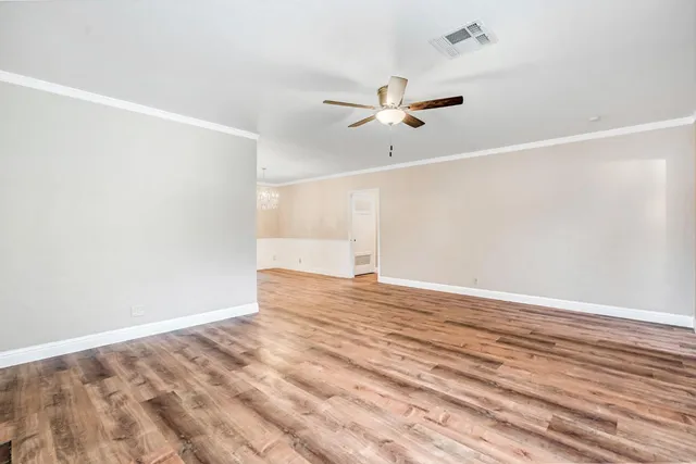 wooden floor in an empty room