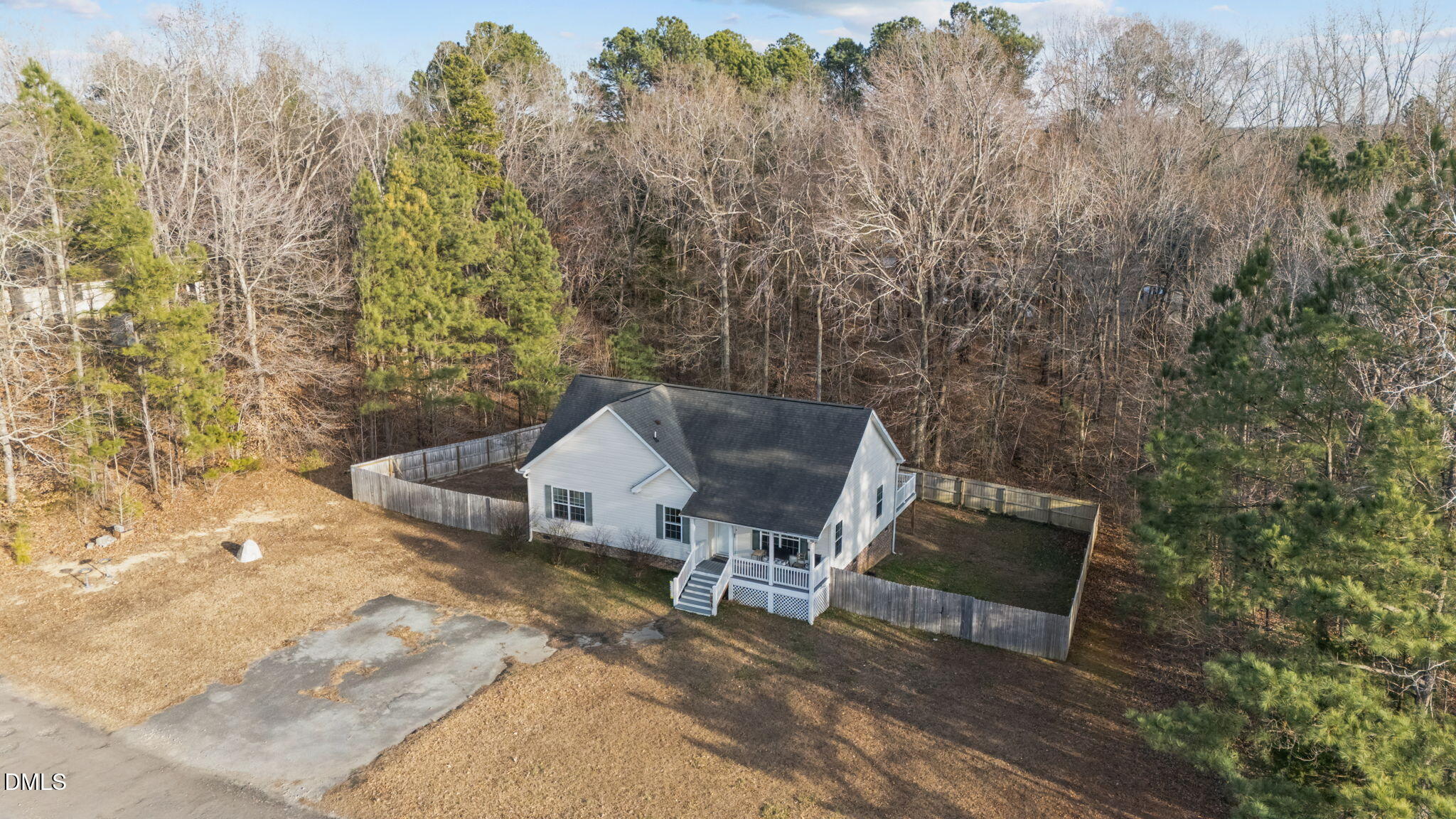 75 Spring Hill Lane Henderson, NC 27537 - Photo 42 of 43 Drone View Front