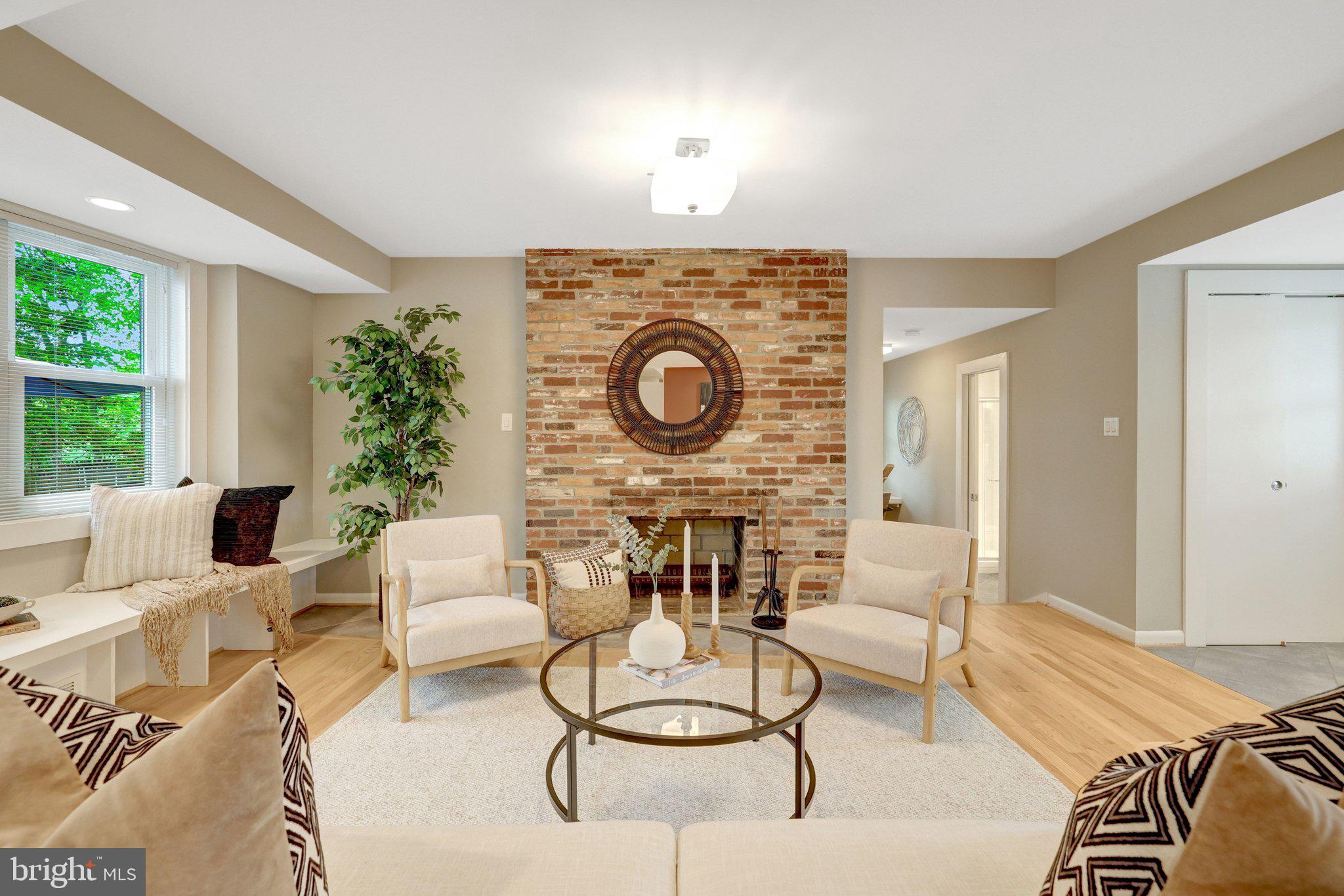 3308 Rocky Mt Road Fairfax, VA 22031 - Photo 15 of 65 Fireplace in living room