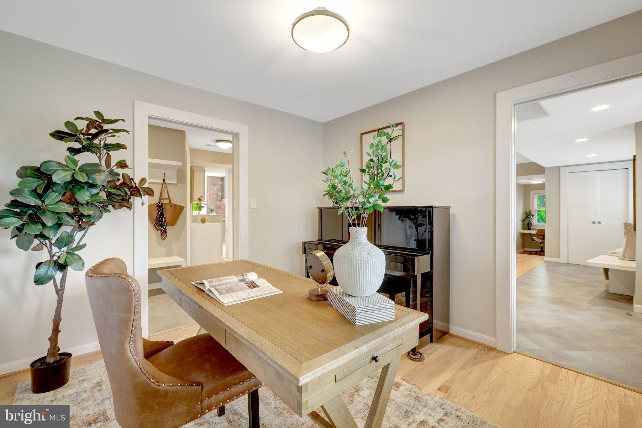 3308 Rocky Mt Road Fairfax, VA 22031 - Photo 28 of 65 Office looking toward mudroom and foyer area