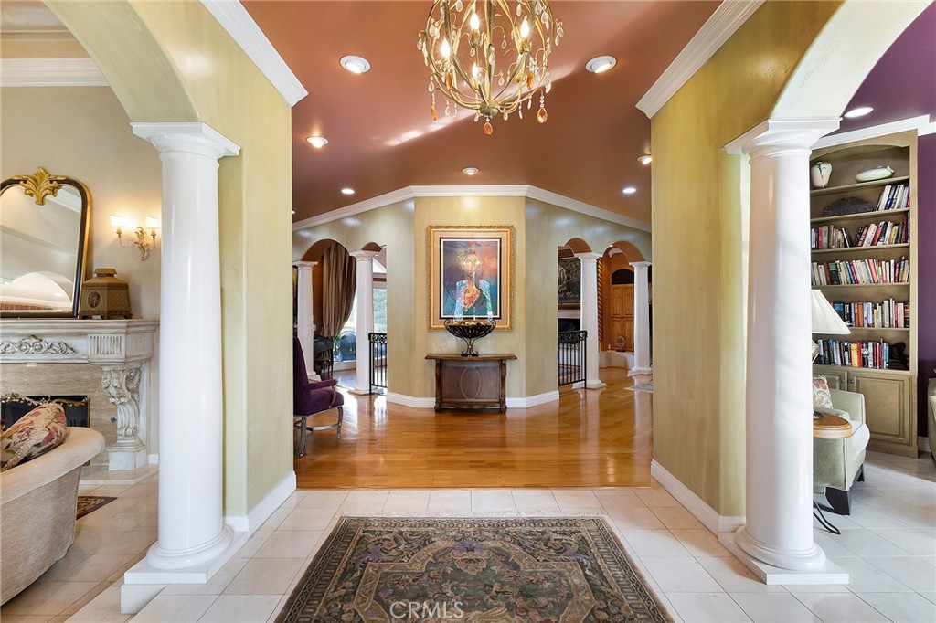 369 Marmore Road Chico, CA 95928 - Photo 10 of 62 a view of a hallway view with living room and dining room
