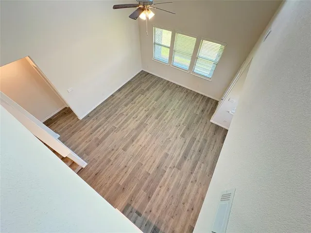 a view of wooden floor