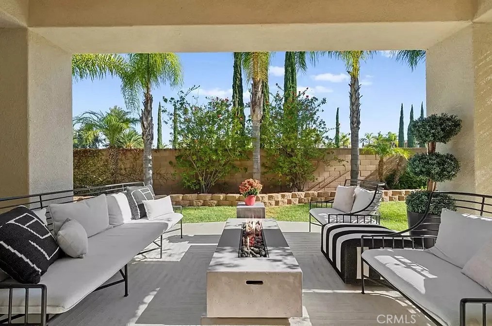 44840 Tudal Street Temecula, CA 92592 - Photo 3 of 35 a outdoor living space with furniture and a potted plant
