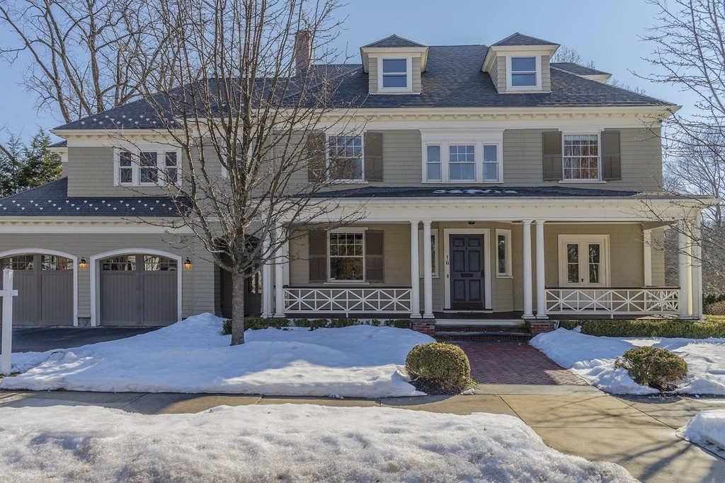 16 Winthrop Road Lexington, MA 02421 - Photo 1 of 29 a front view of a house with a yard