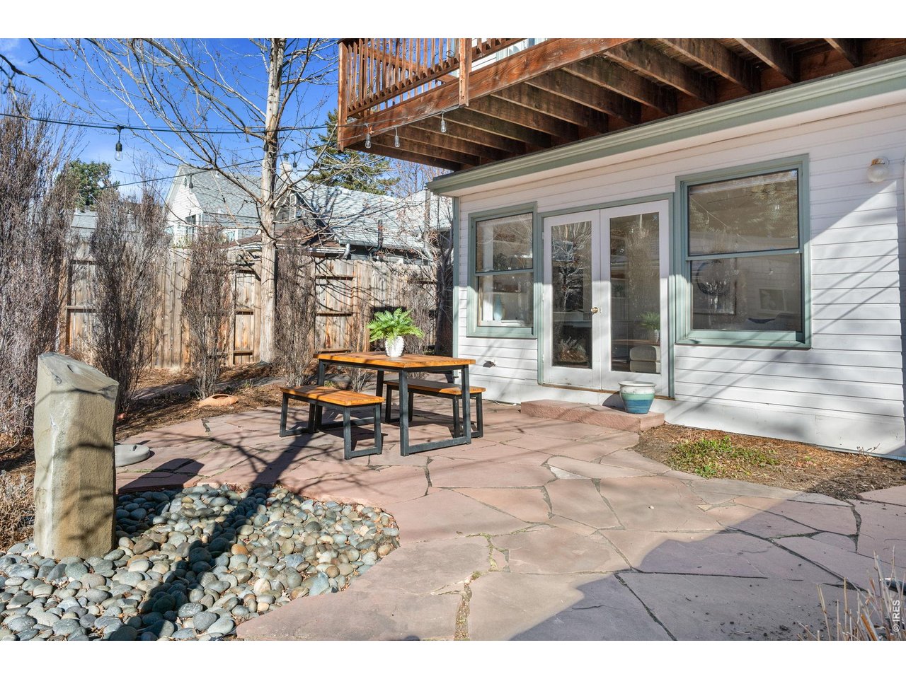 1020 Portland Place Boulder, CO 80304 - Photo 22 of 43 Flagstone patio off of the living room and between the cottage