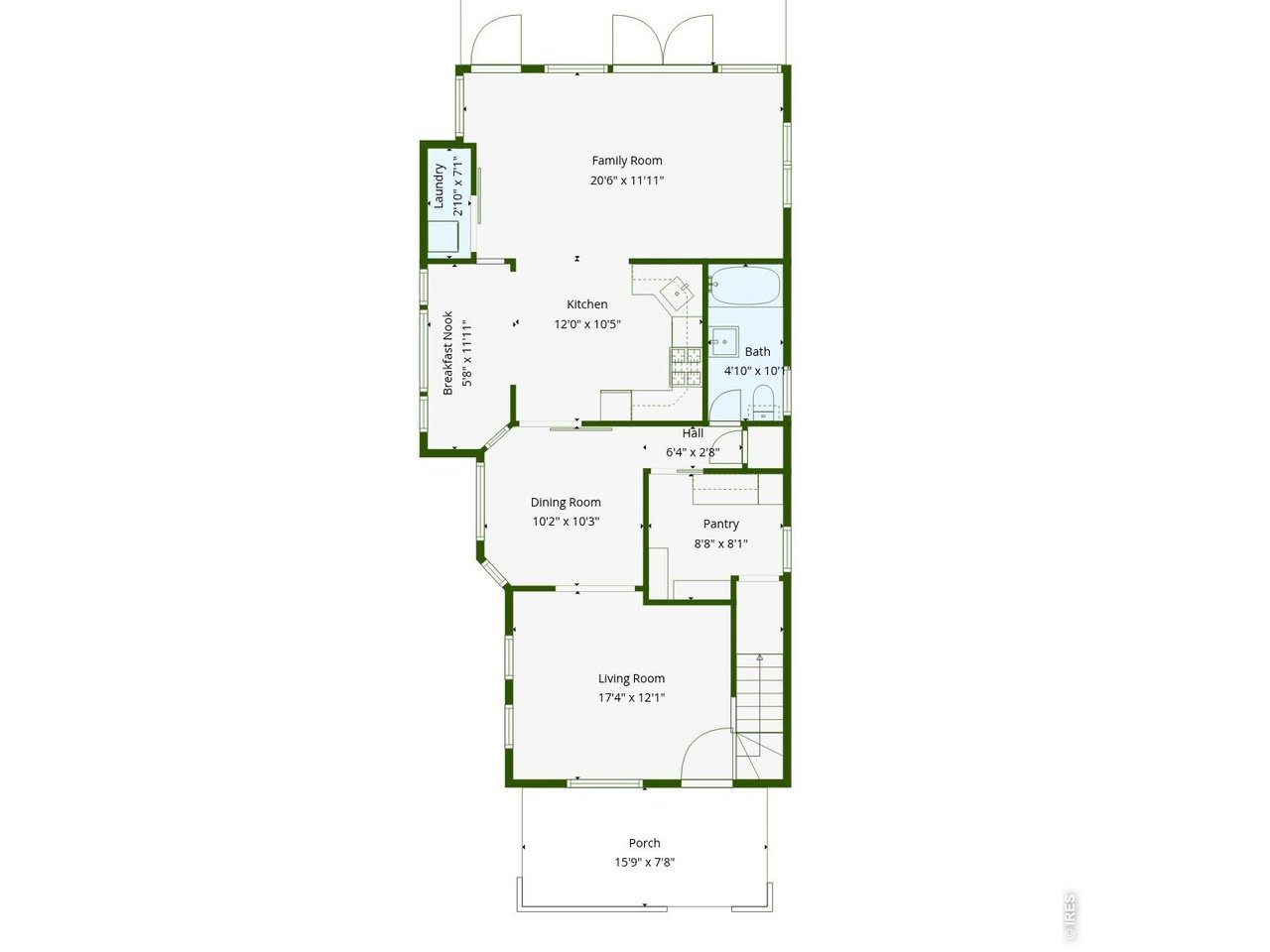 1020 Portland Place Boulder, CO 80304 - Photo 41 of 43 Main Residence First Floor