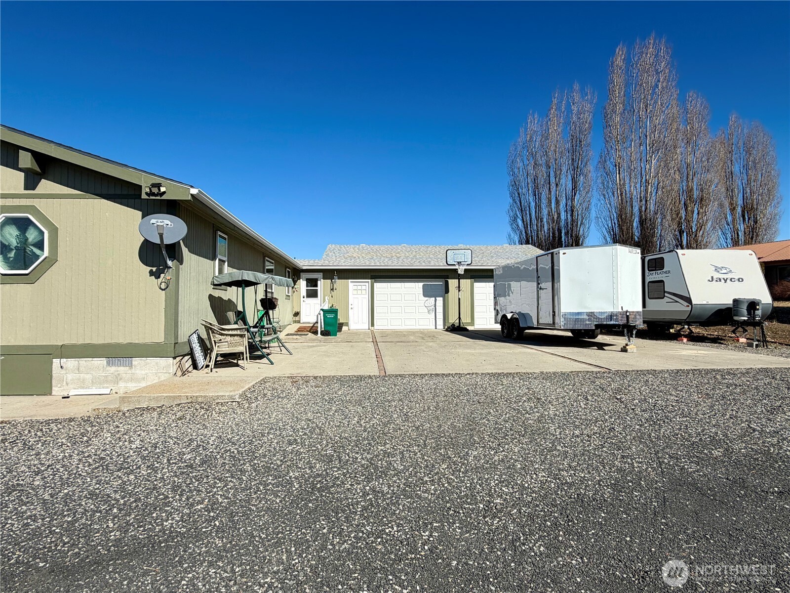 505 Northwest Portland Street Wilbur, WA 99185 - Photo 37 of 40 a view of a house with a patio