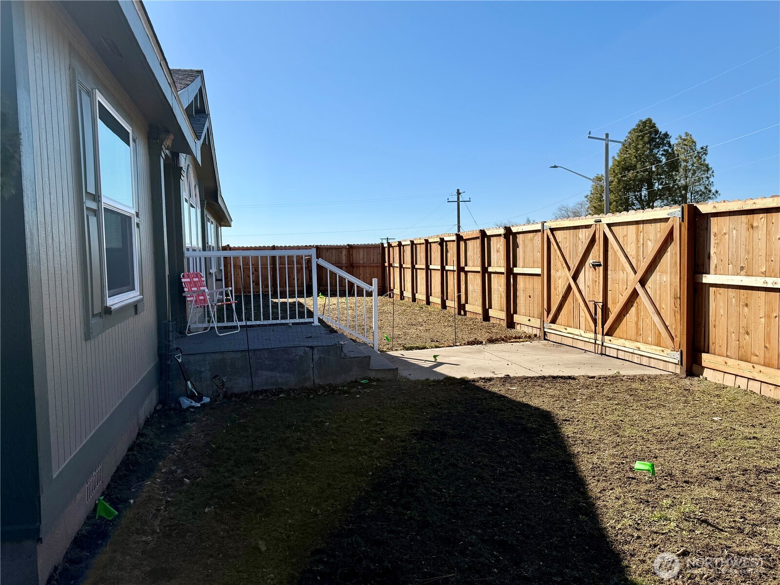 505 Northwest Portland Street Wilbur, WA 99185 - Photo 39 of 40 a view of balcony with wooden floor and fence